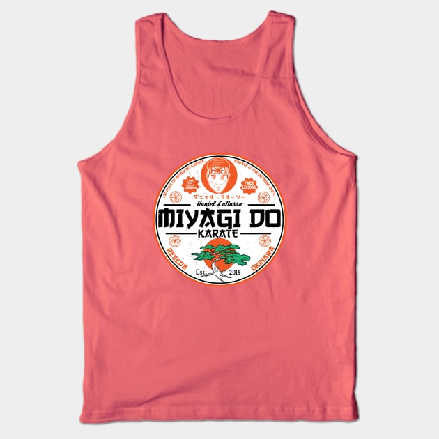 Miyagi  Do sensei LaRusso Tank Top by carloj1956